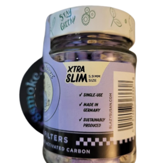 Purple Activated Charcoal Filter Tips | Xtra Slim | 100ct Jar