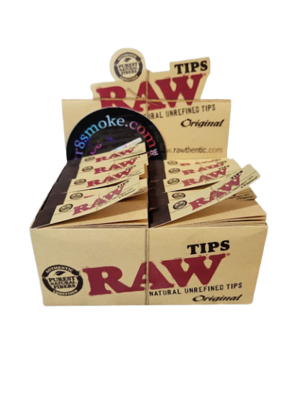 Raw natural unrefined tips